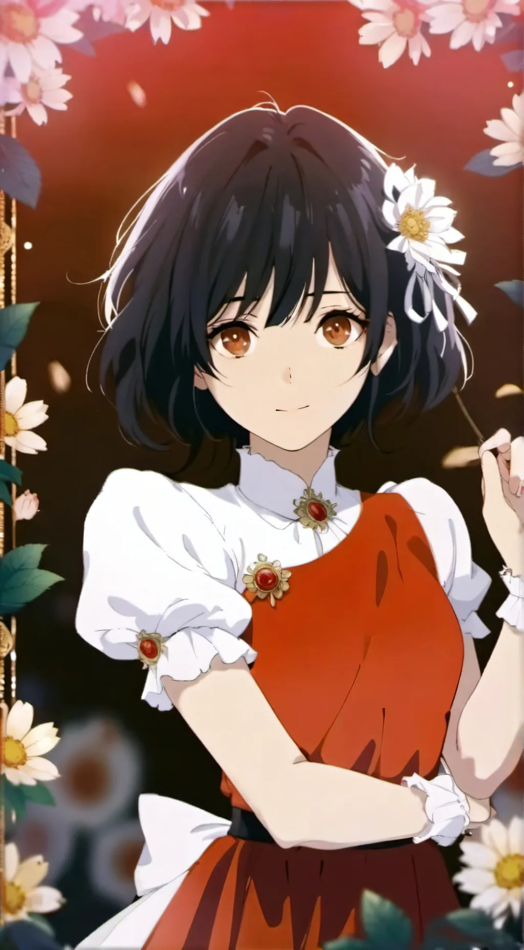 ai character: Coraline background