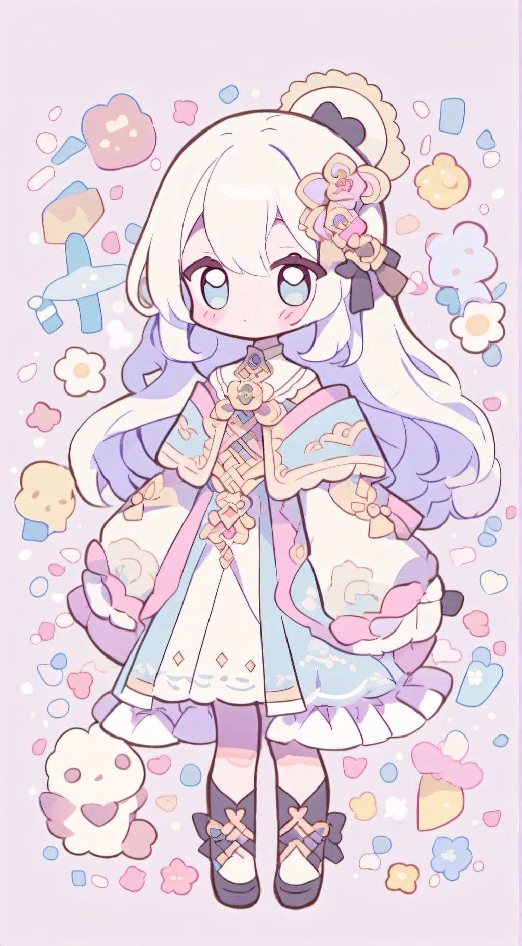 ai character: Cube background