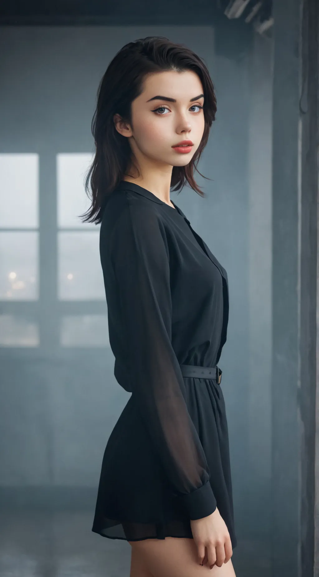 ai character: Stream background