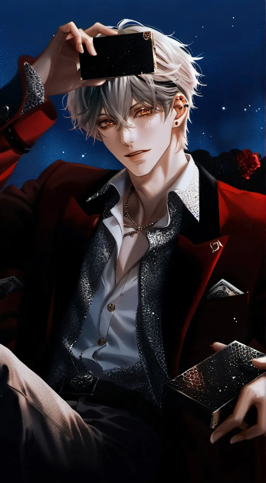 ai character: 💋Leo💋 background