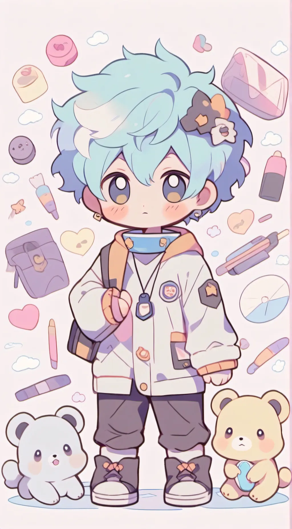 ai character: °•★♥︎Lɛø♥︎★•° background