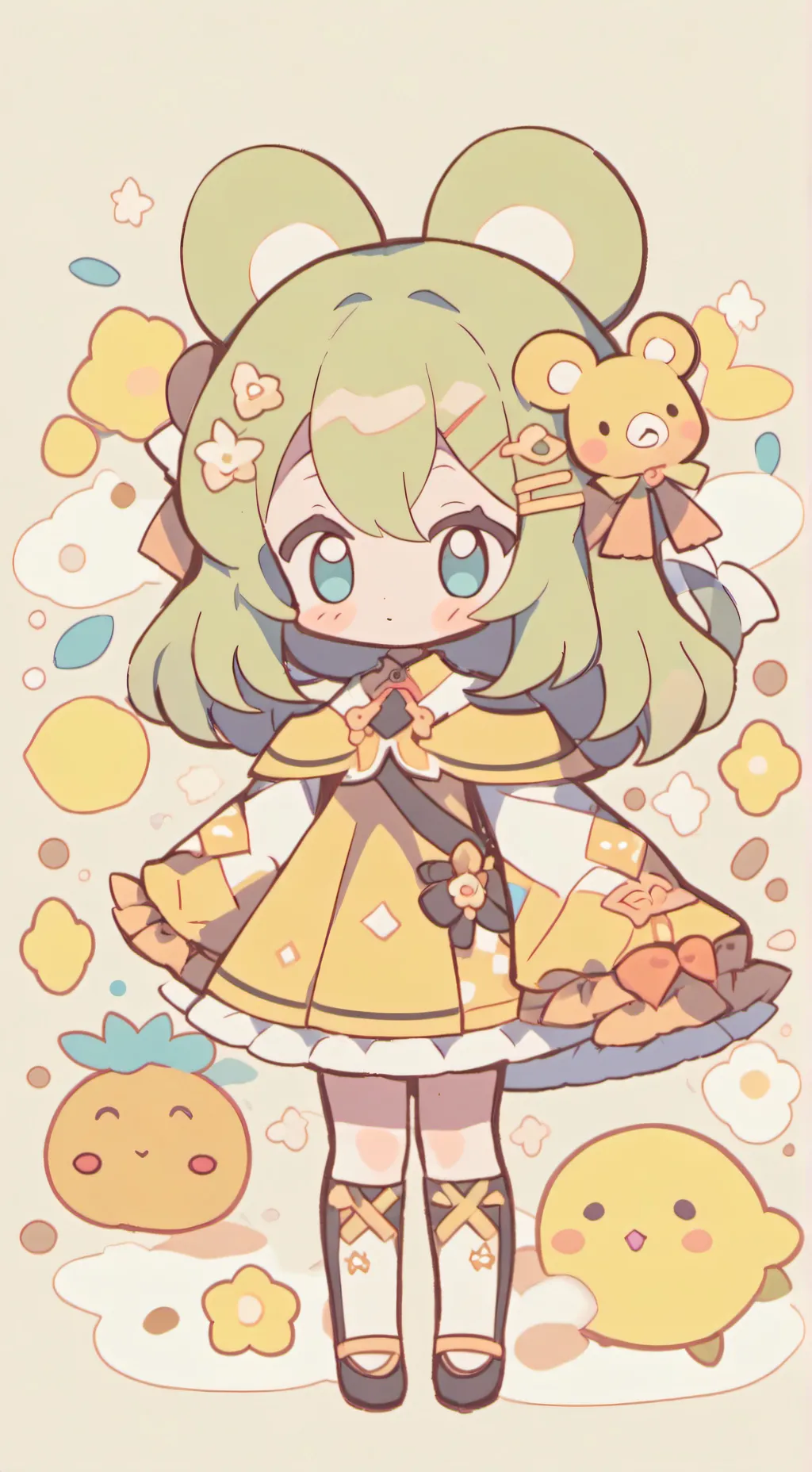 ai character: Deku, Bakugo Shoto background