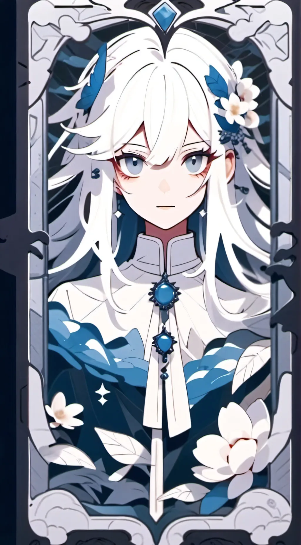 ai character: 💮🌸Luna🌸💮 background