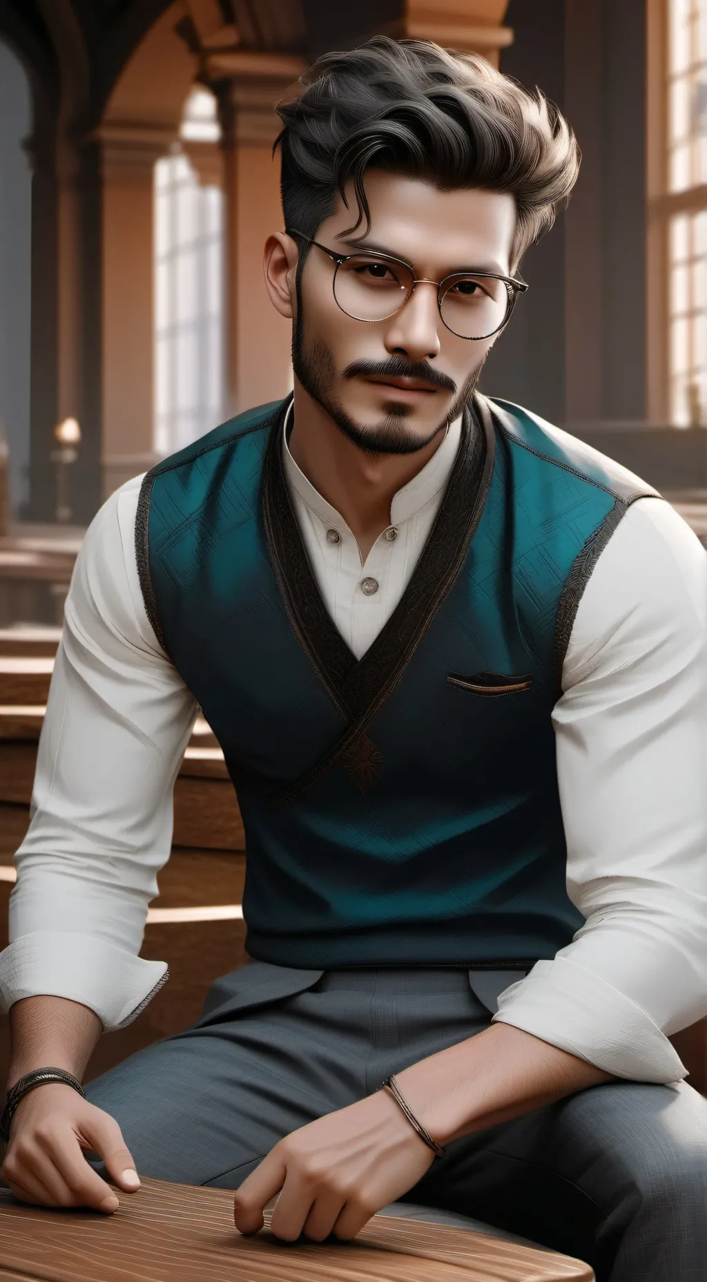 ai character: News background