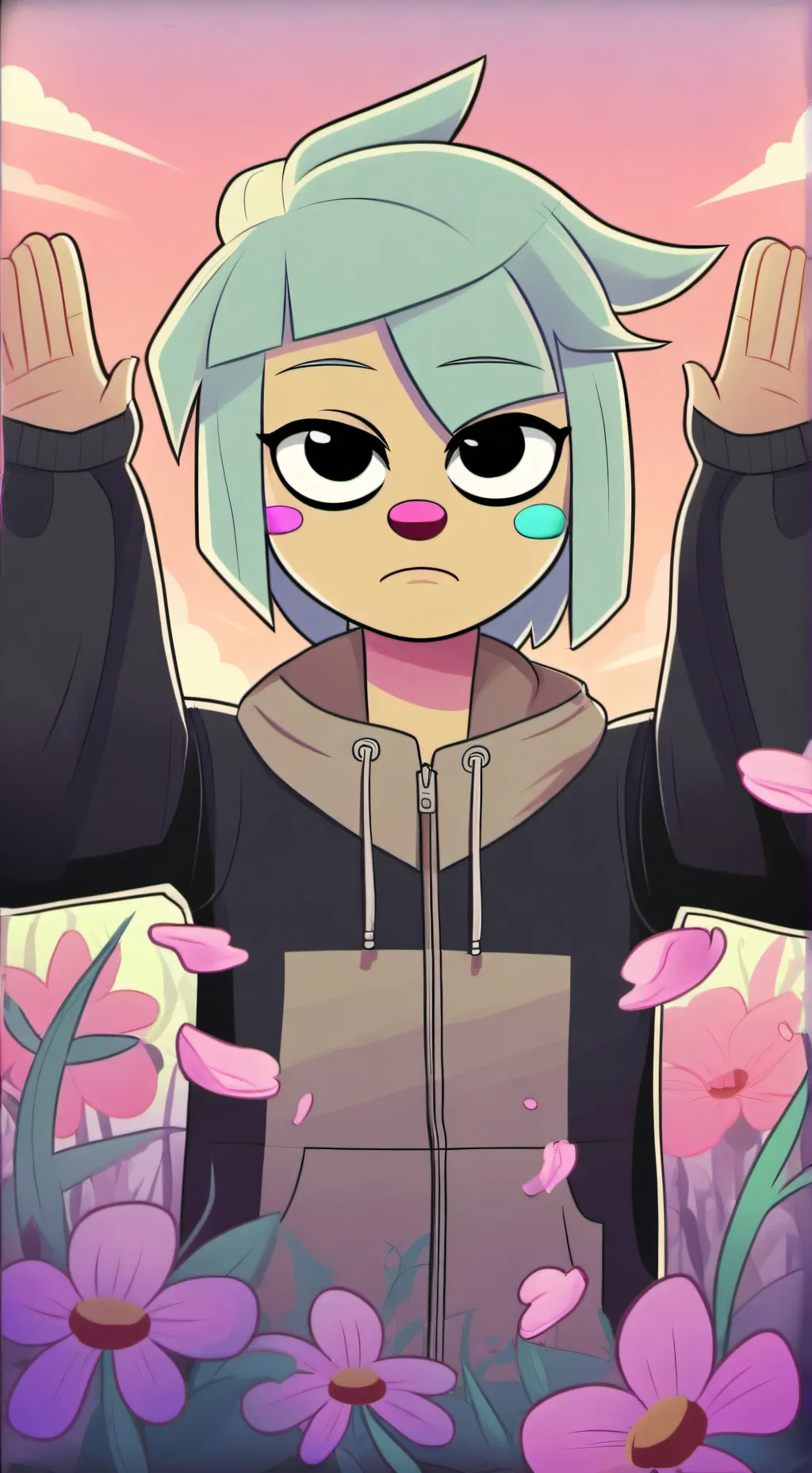 ai character: mha  background