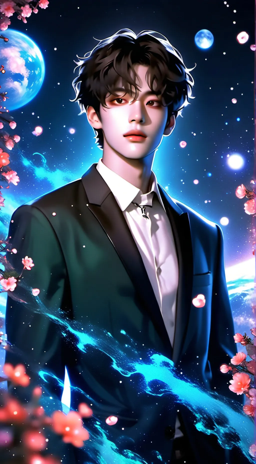 ai character: Bangchan mafioso background