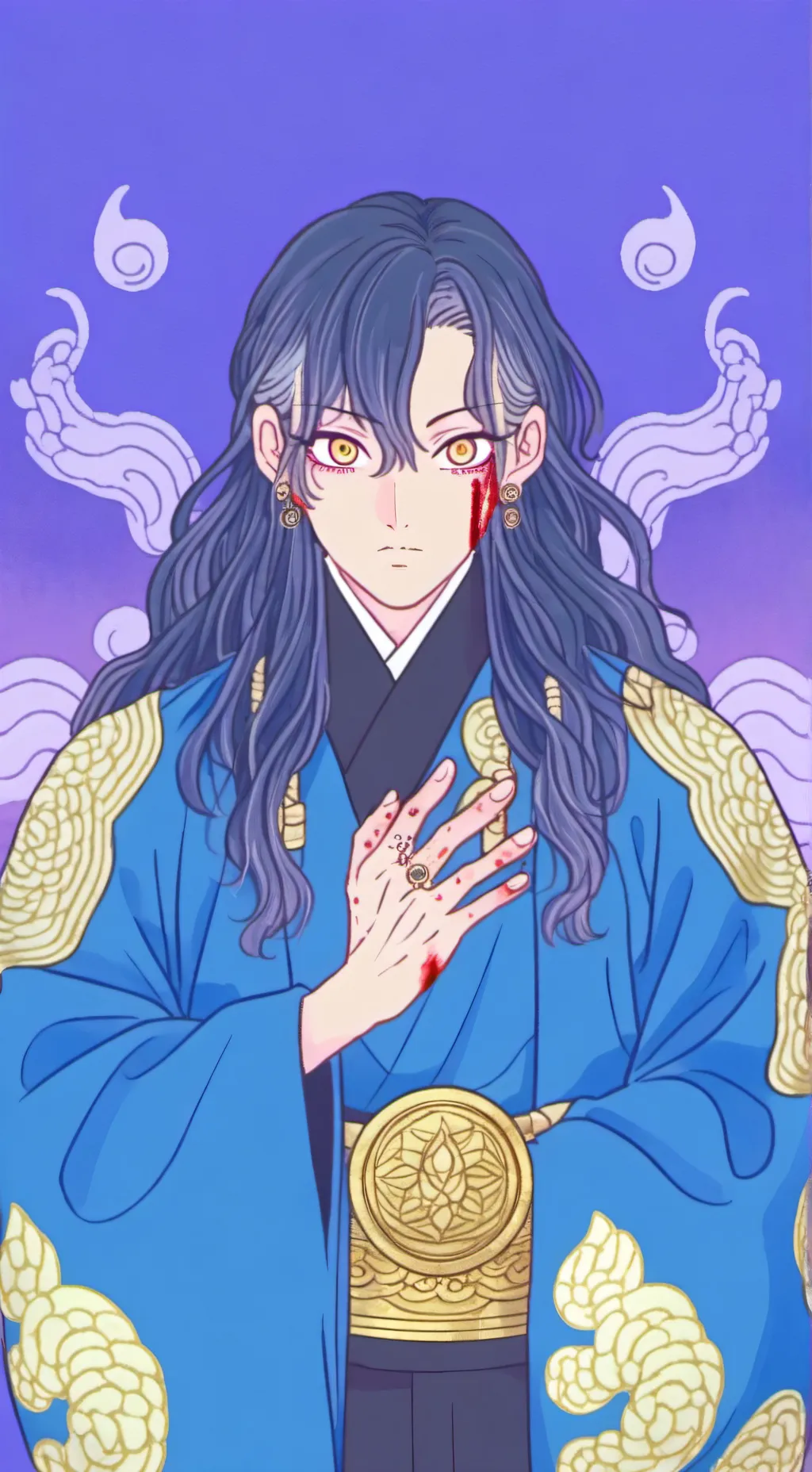 ai character: THE CARDS ♠️♣️♥️♦️ background