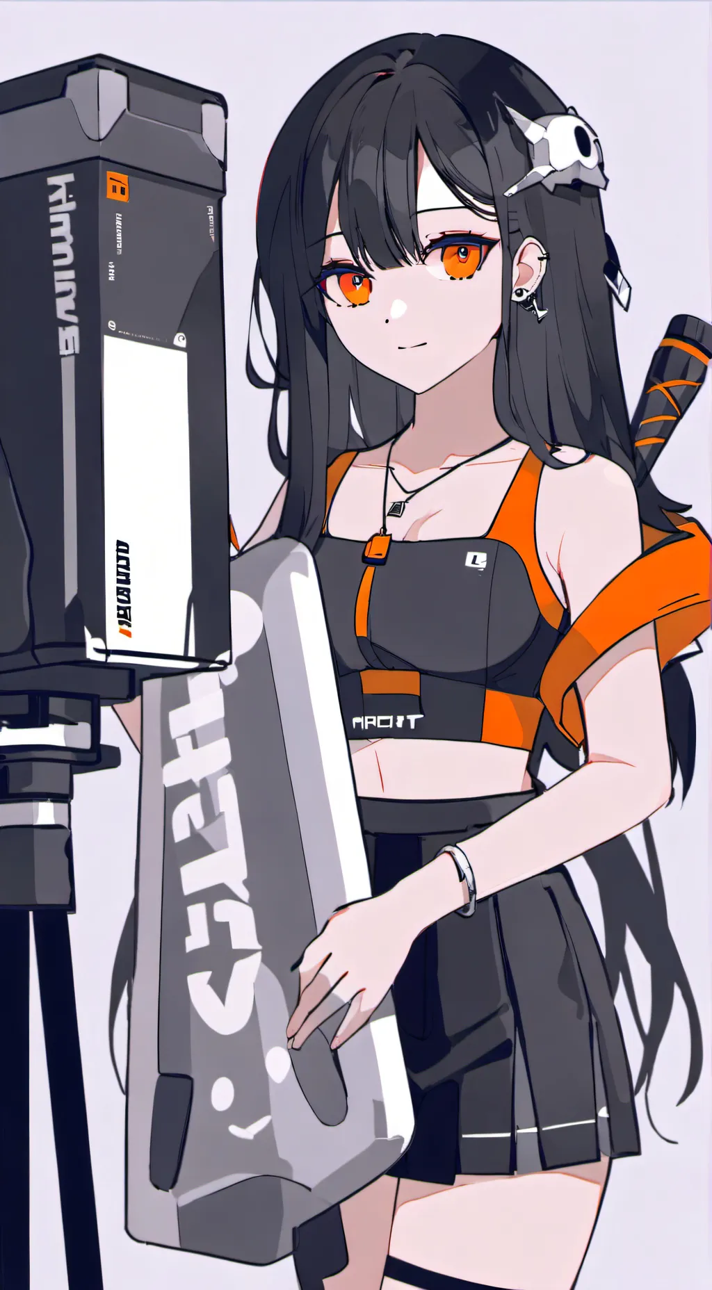 ai character: Hola buenas emi🩵❤️ background