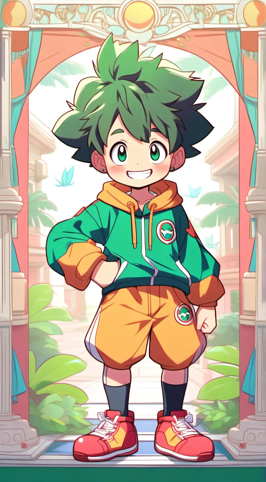 ai character: MHA BUT UR TODDLER background