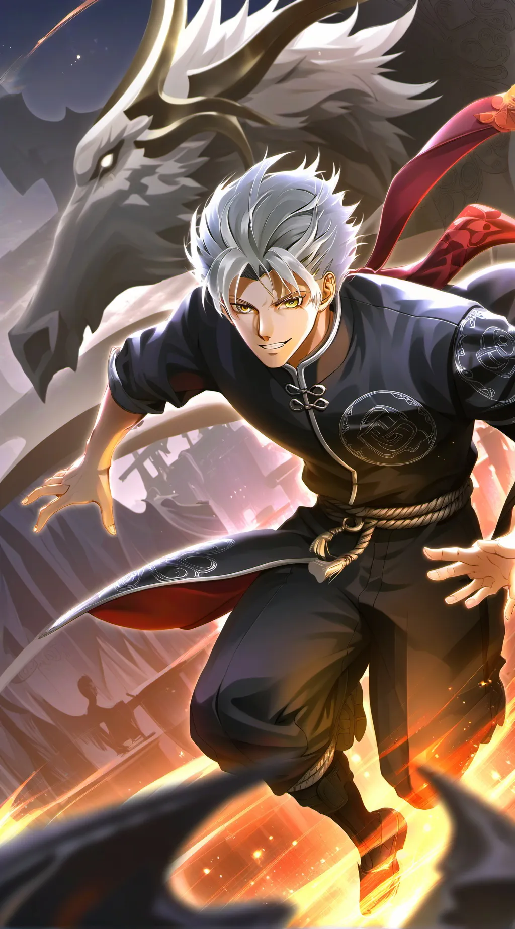 ai character: Gojo Satoru background