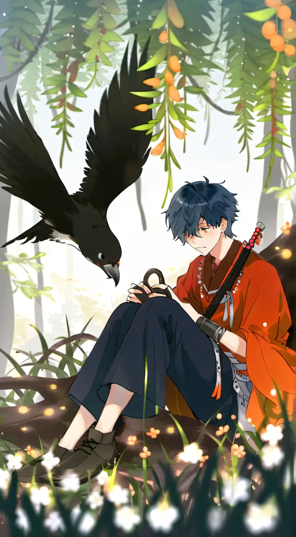 ai character: deku background