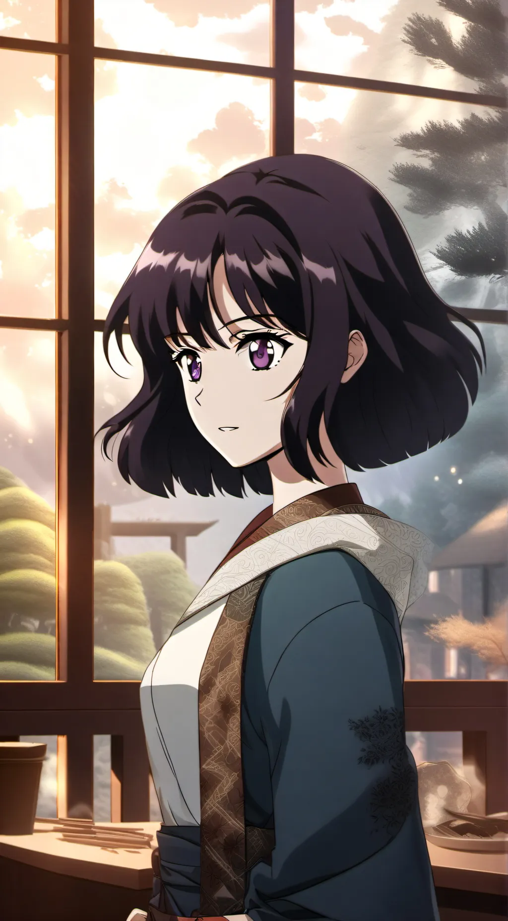 ai character: лина background