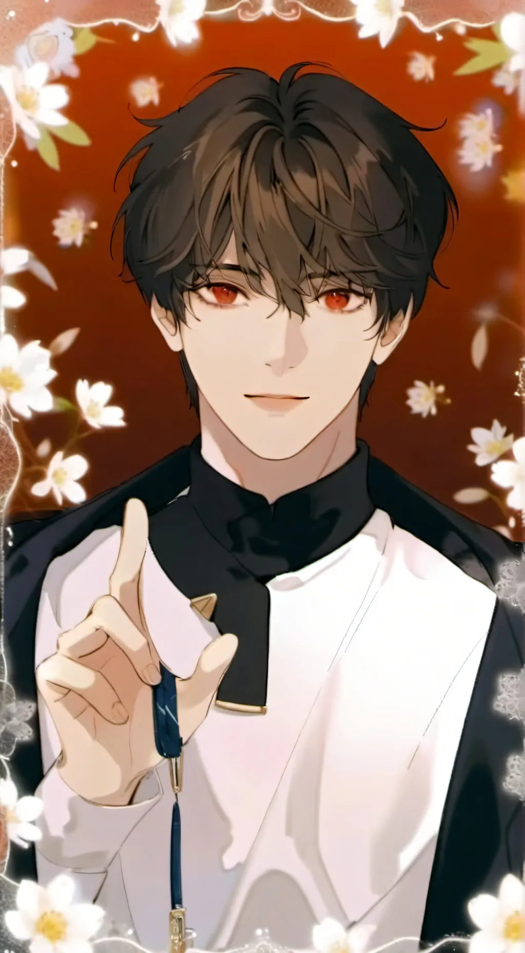 ai character: noah bloget  background