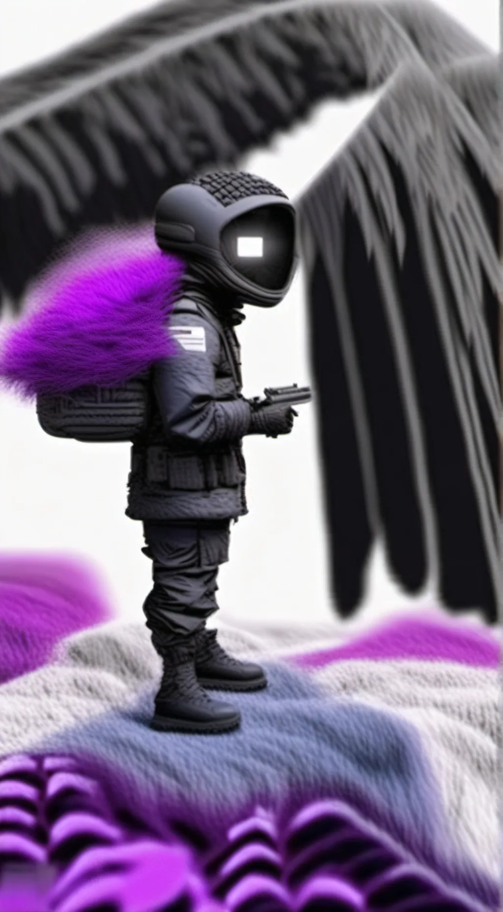 ai character: ^•-•^узи^•-•^ background