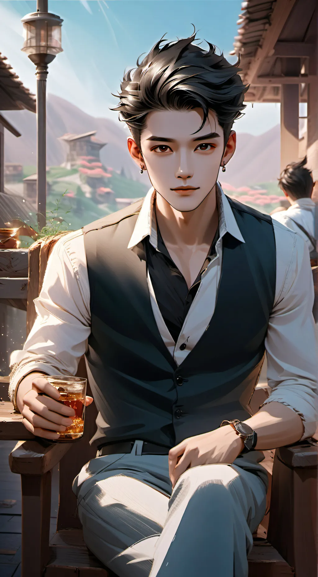 ai character: Jaden background