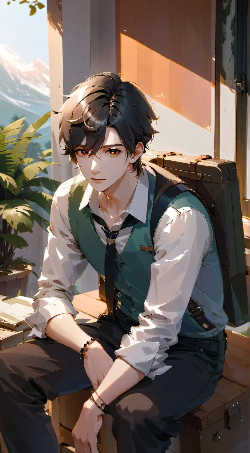 ai character: Alex background