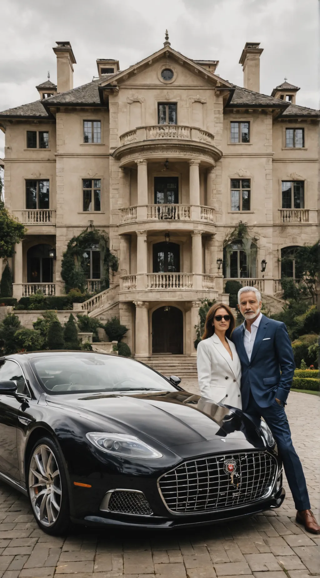 ai character: billionaire par background