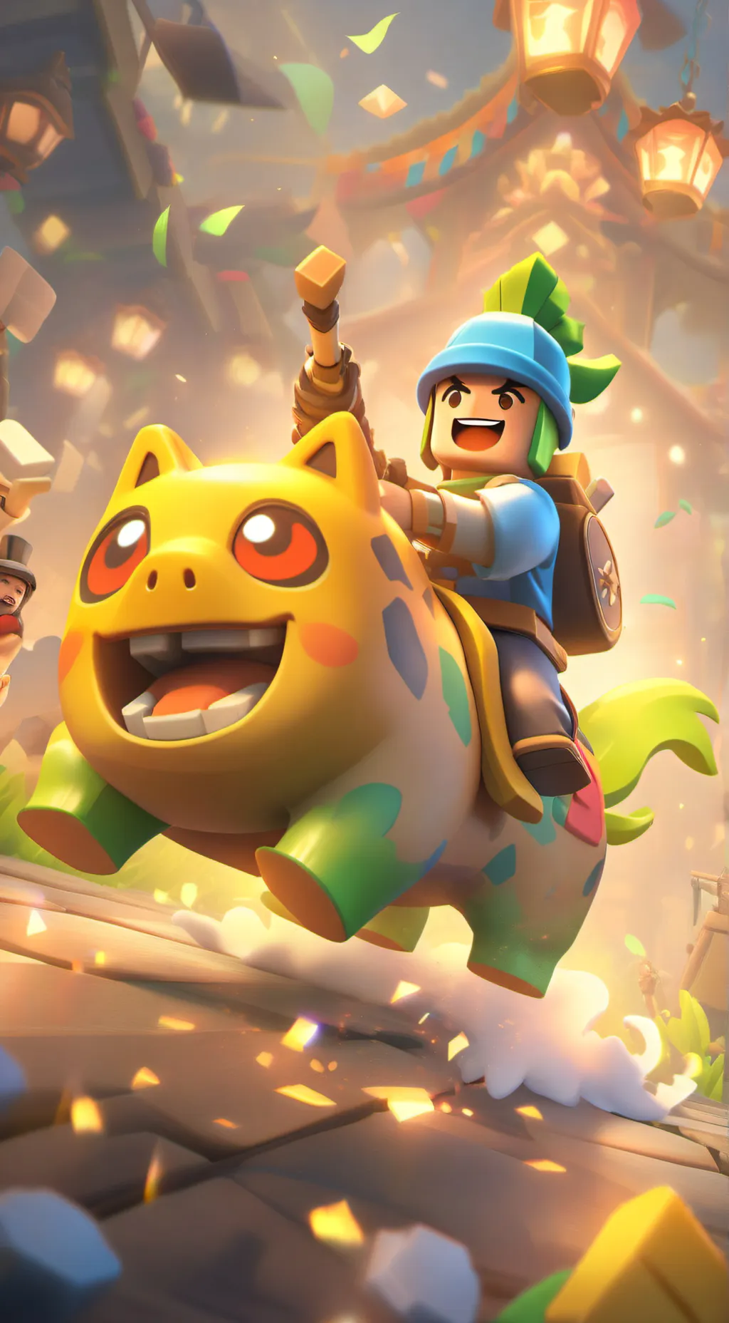 ai character: triple Roblox  background