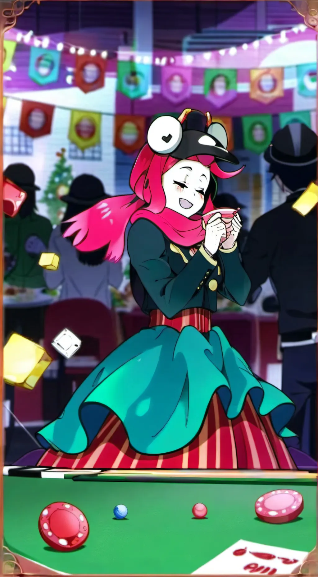 ai character: hh y hb cumpleaños background