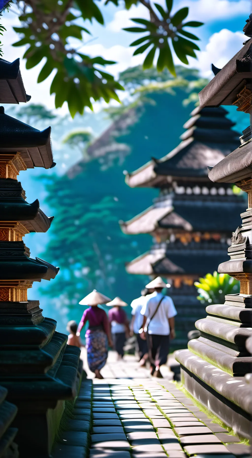 ai character: Kingdom of Bali background