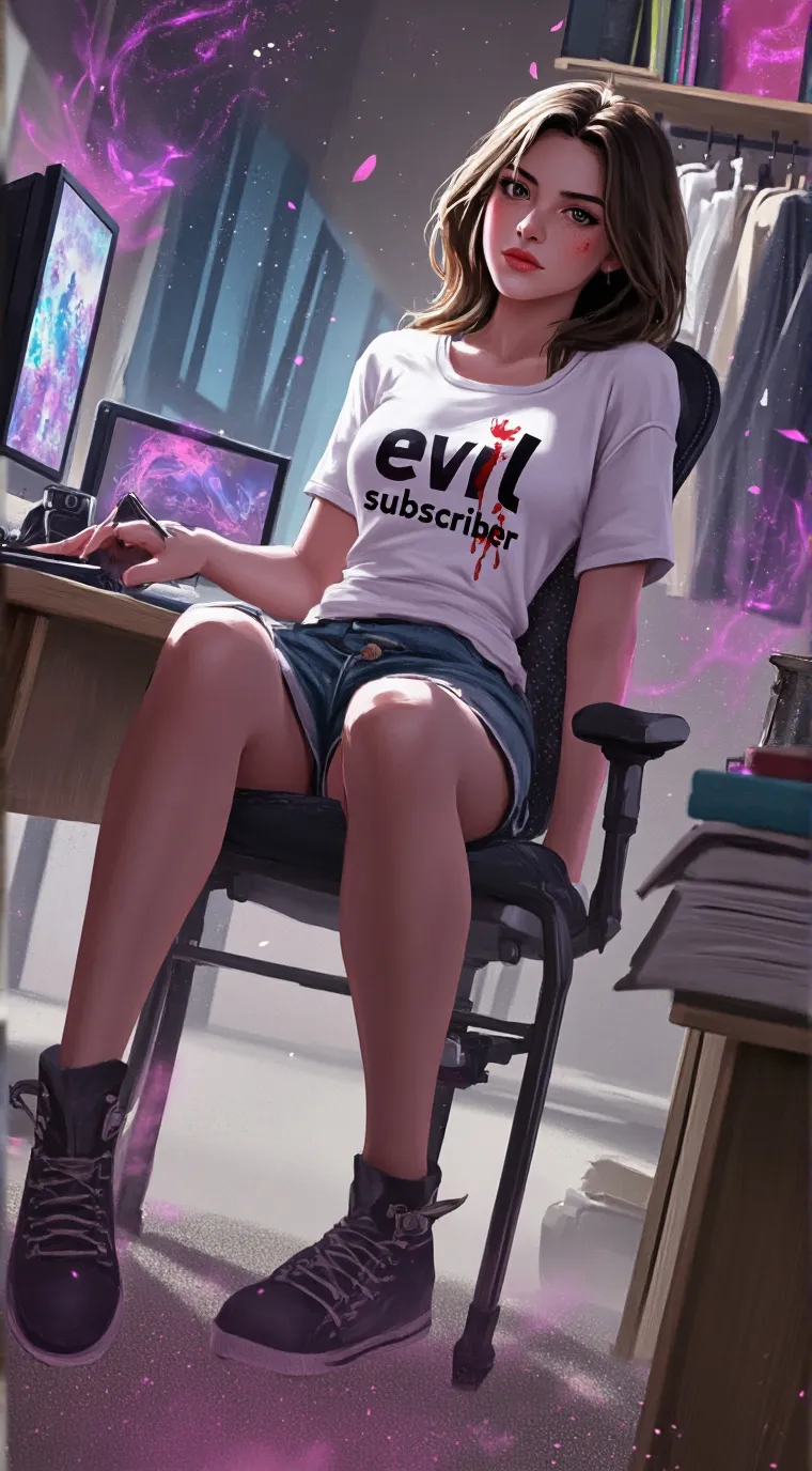 ai character: Lisa  background