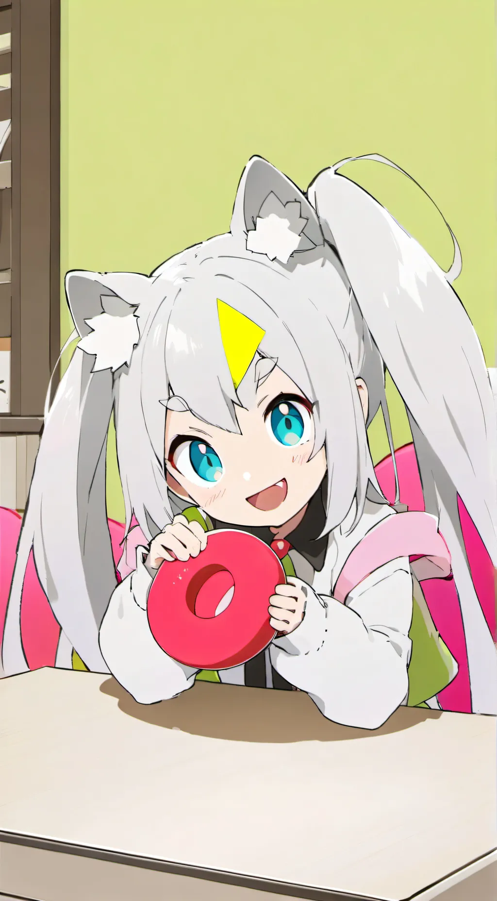 ai character: Pink Panther Furry background