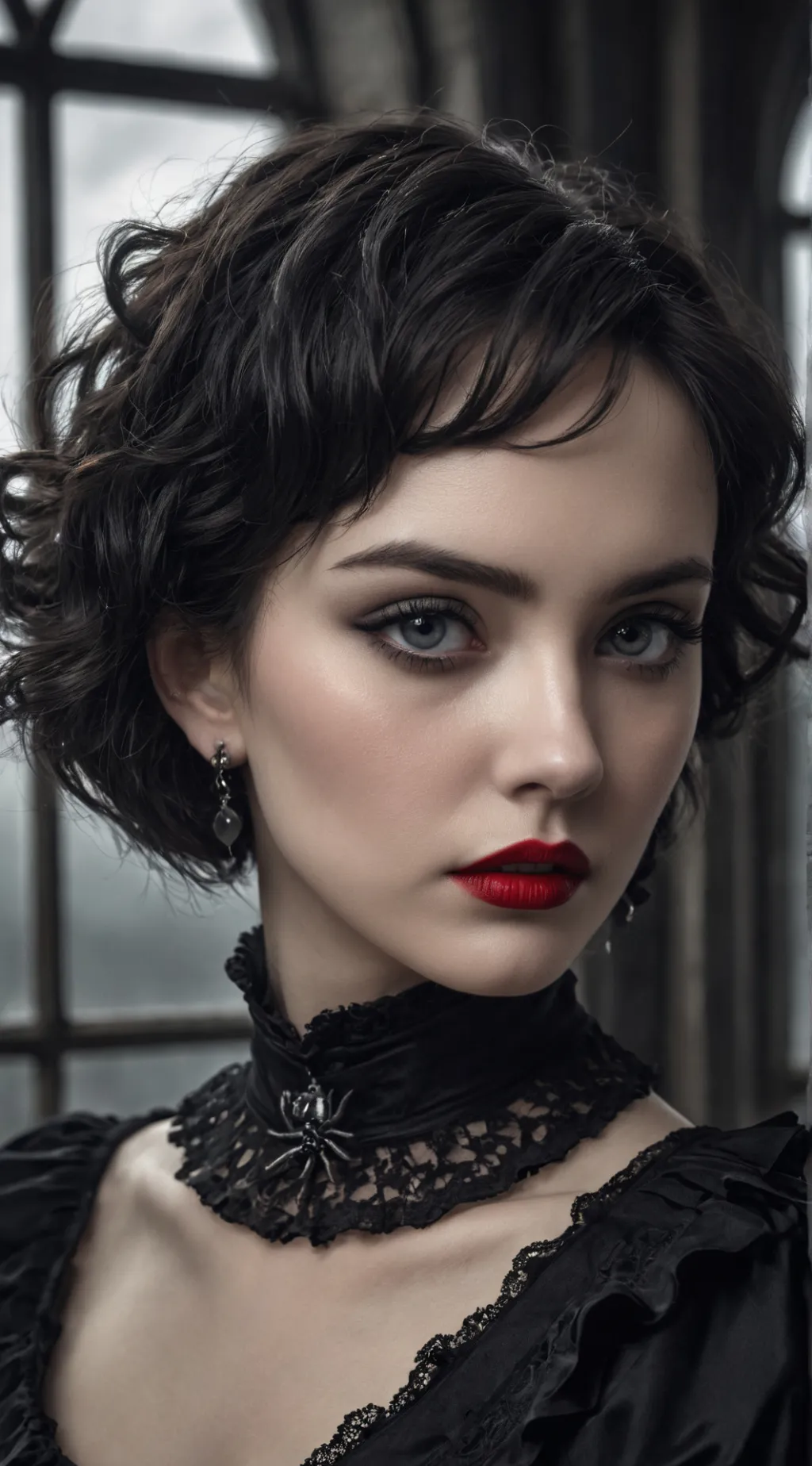 ai character: Wednesday Addams background