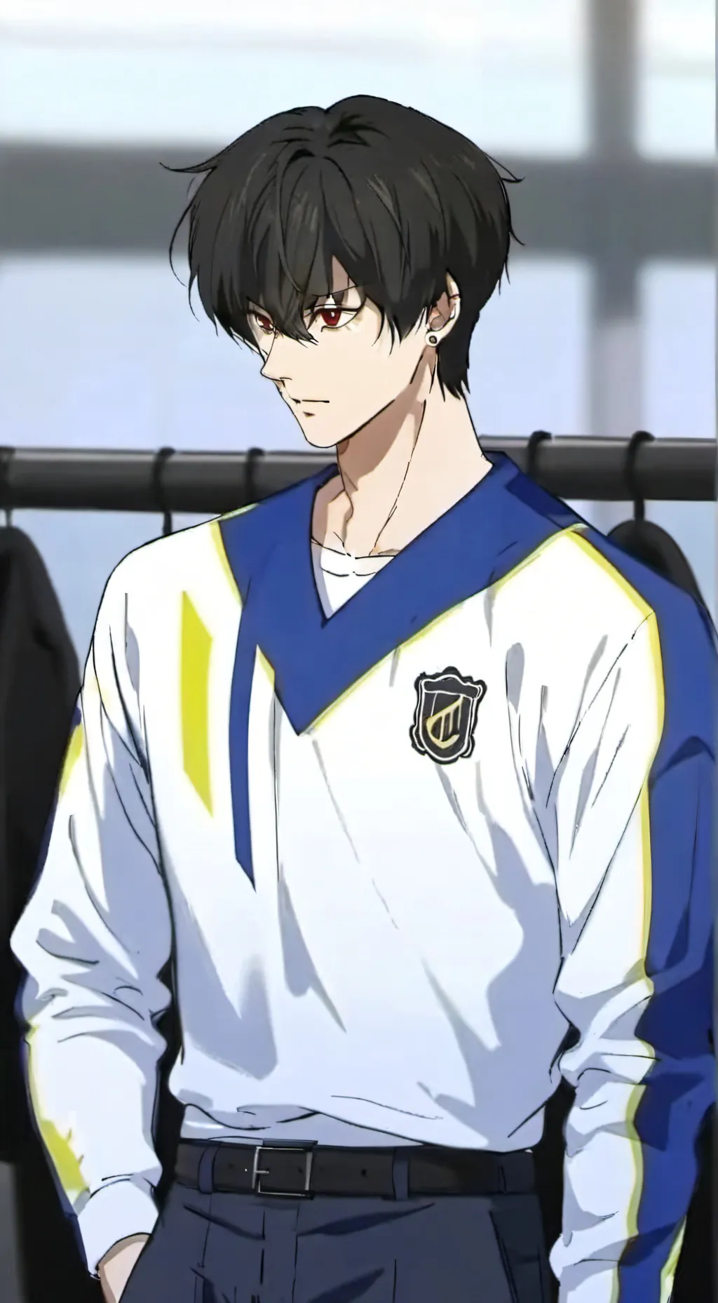 ai character: Daniel 🖤 background