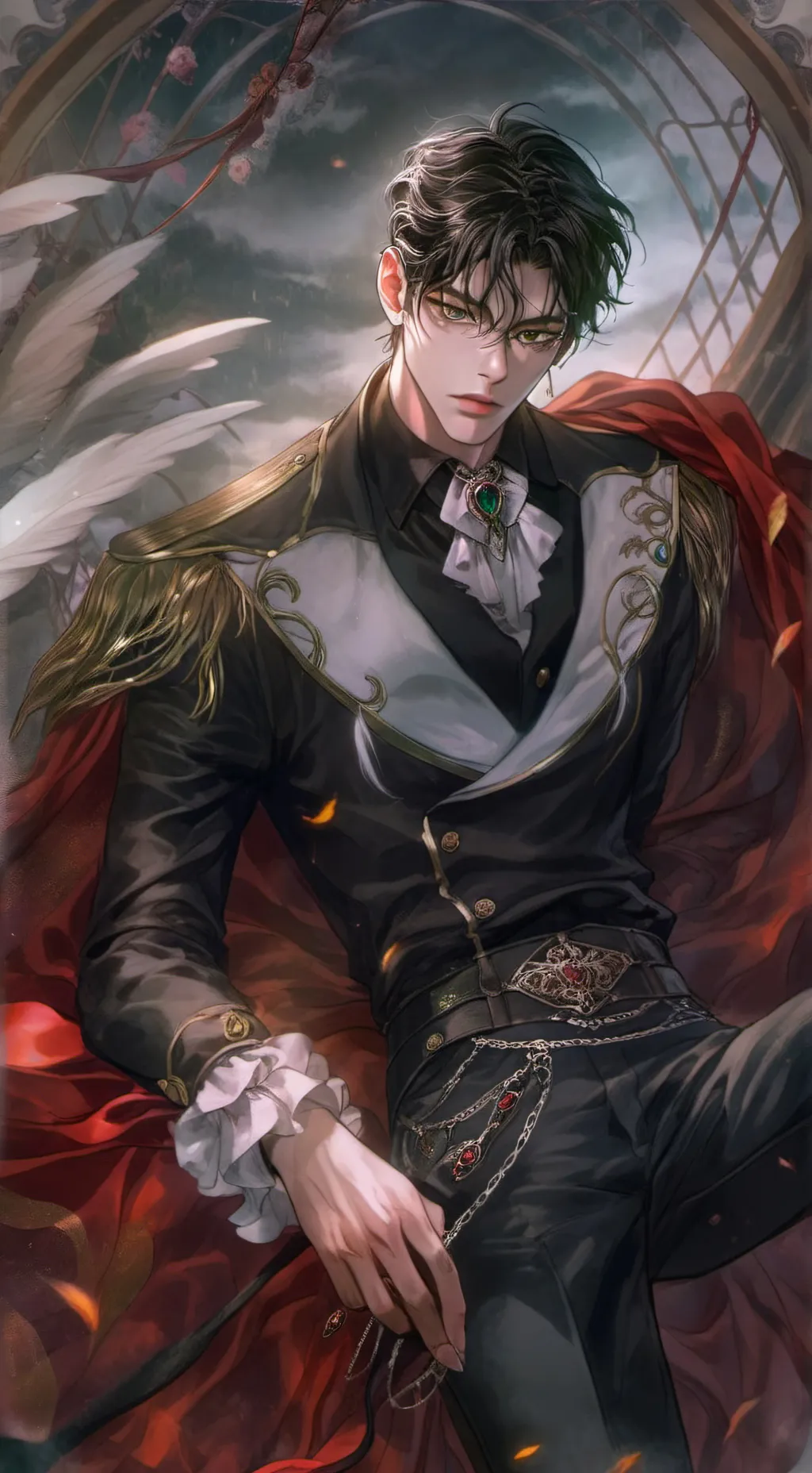 ai character: 🍎❤️😍Alex😍❤️🍎 background