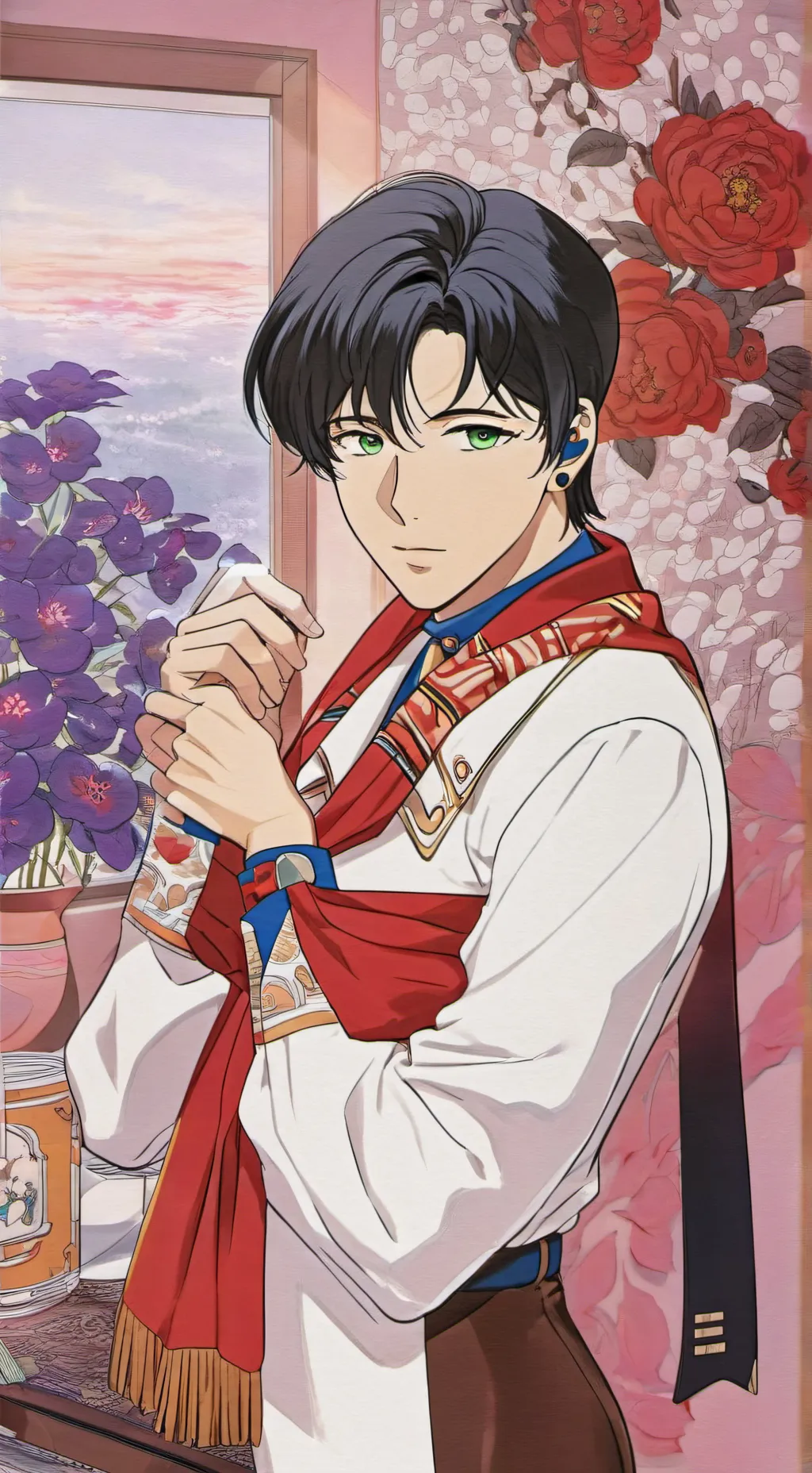 ai character: mark  background