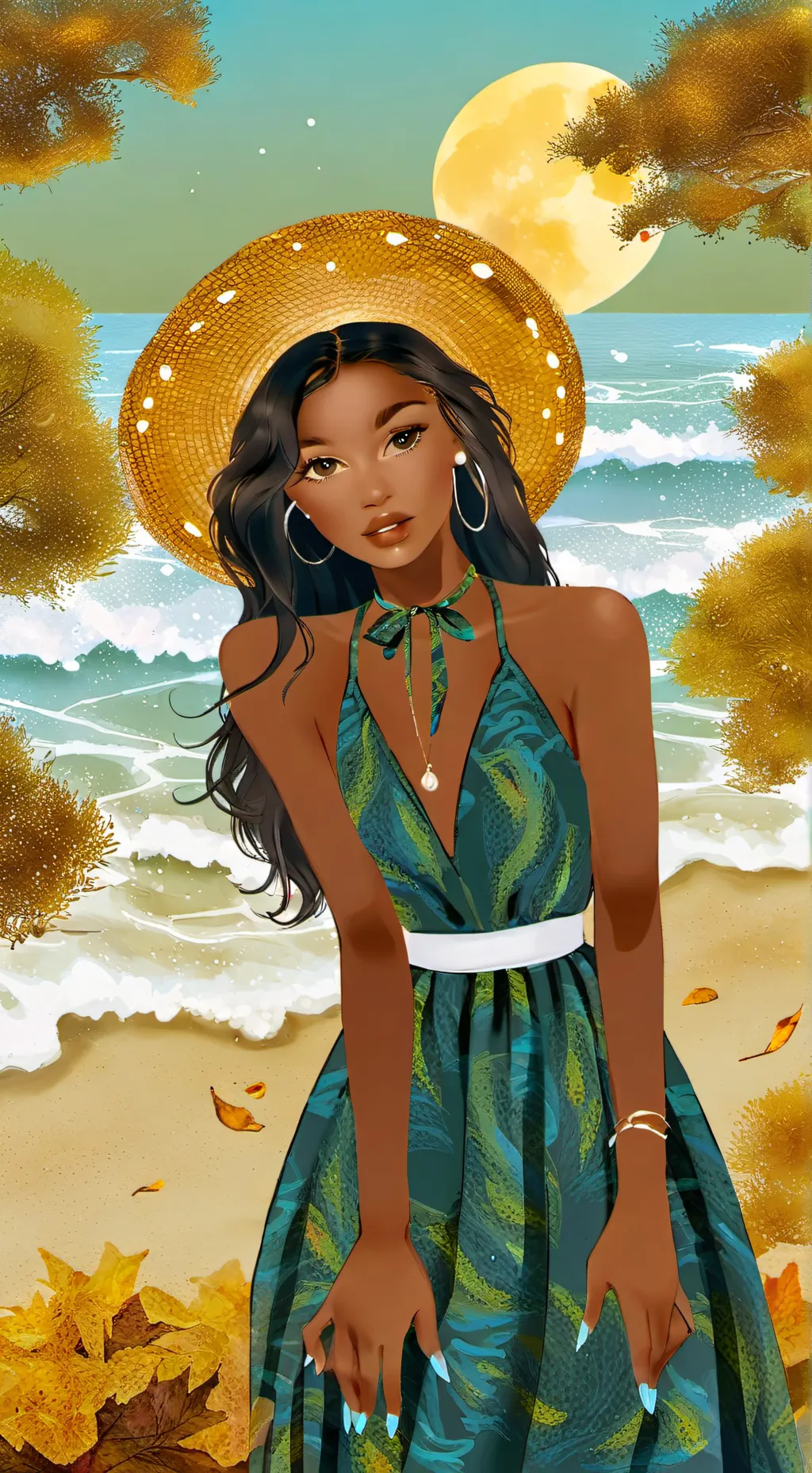 ai character: Fiona  background