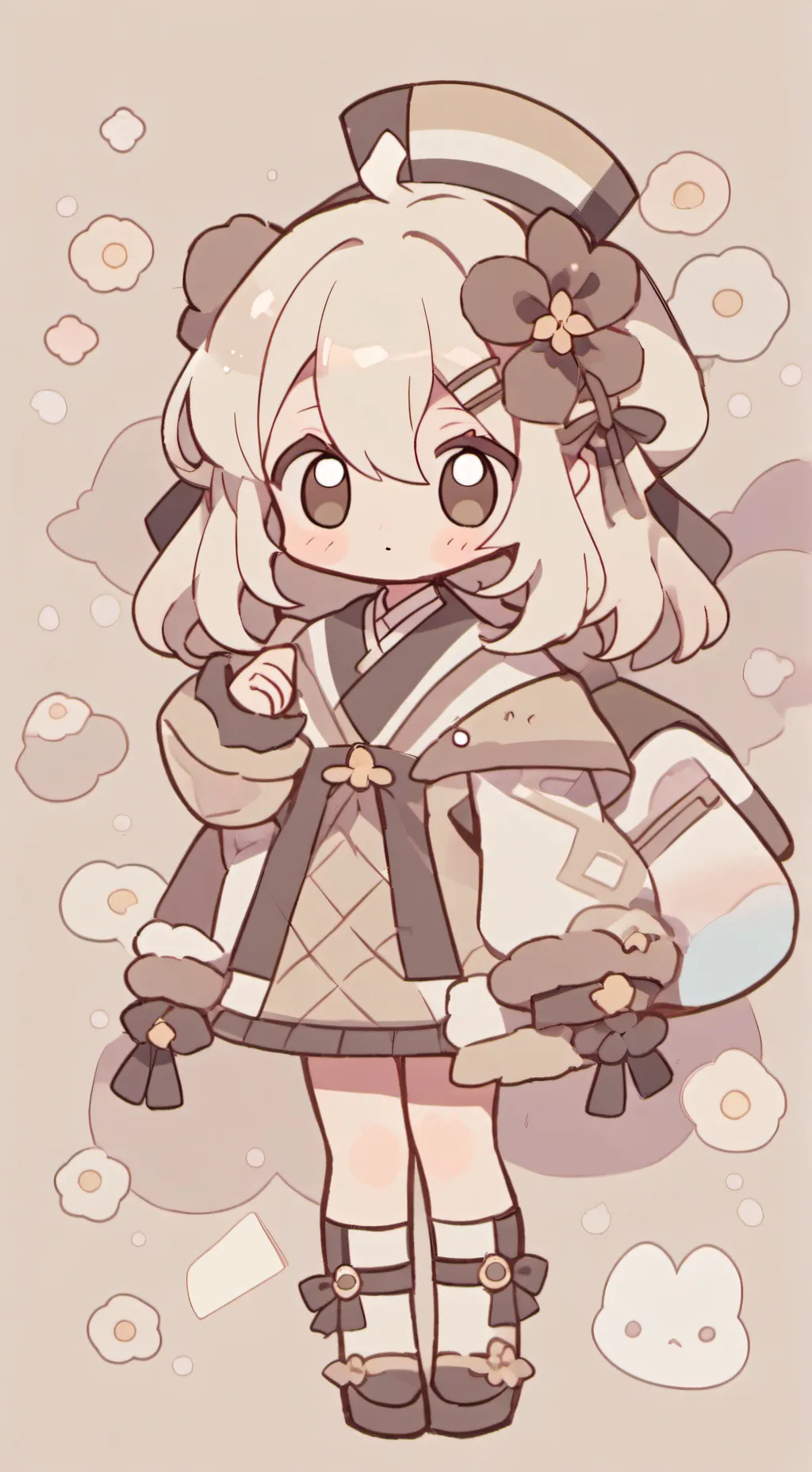 ai character: Azure (past) background