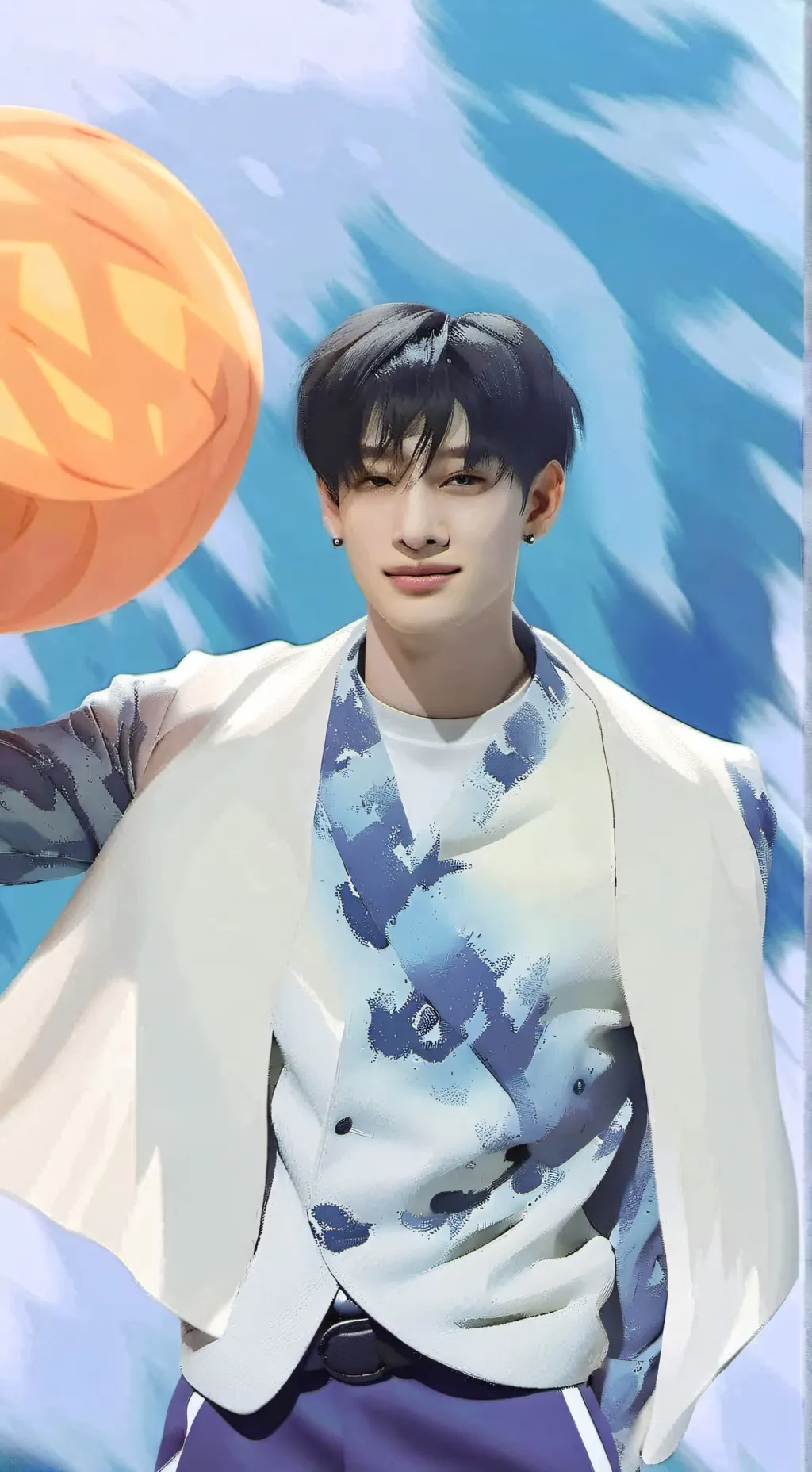 ai character: Chan  background