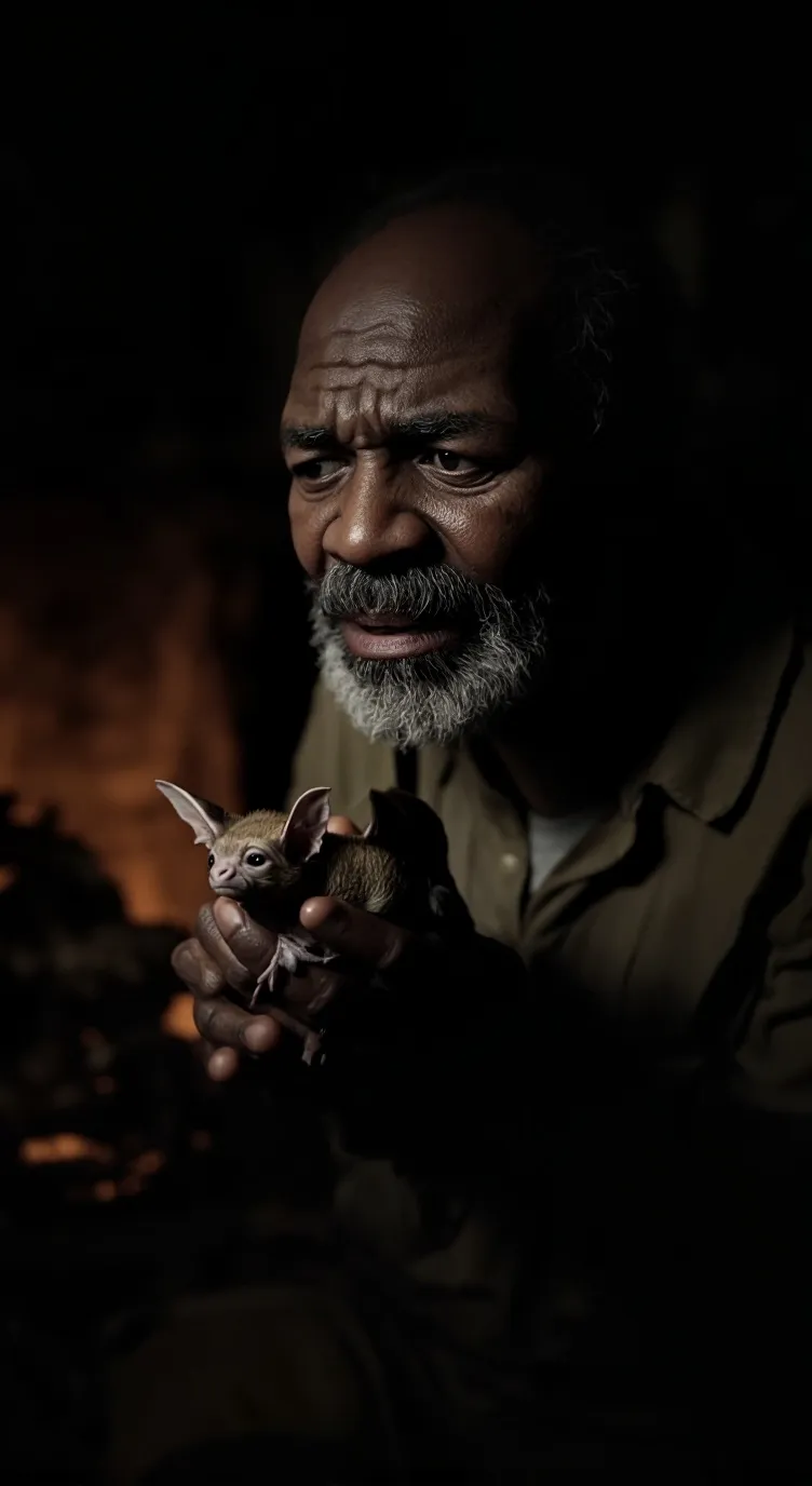 ai character: Scared bat background