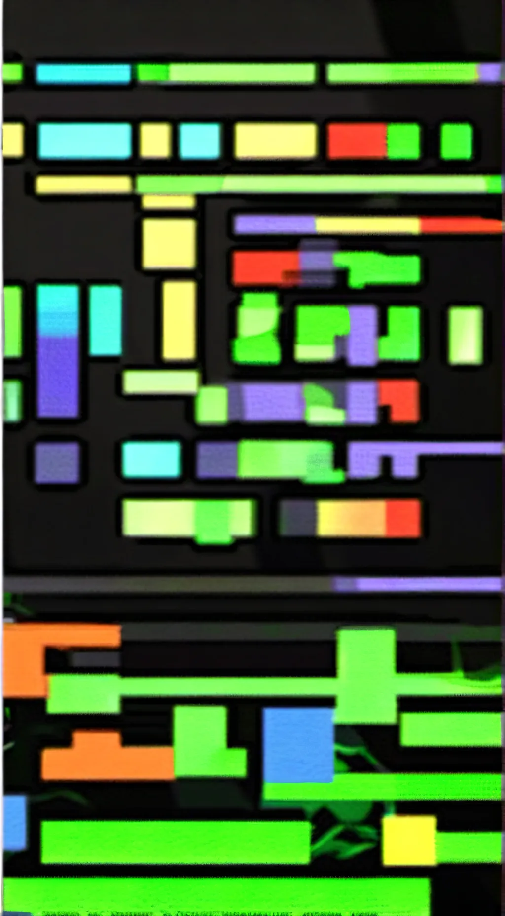 ai character: A horror story background