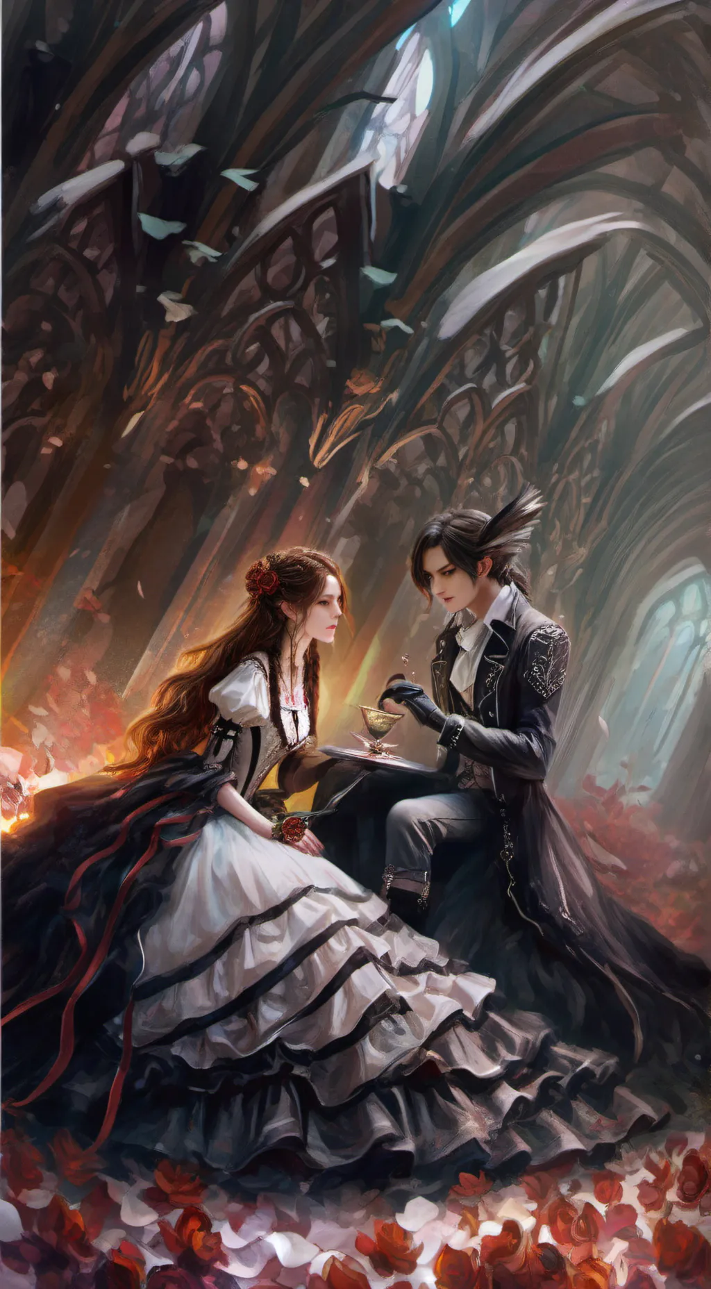 ai character: elf wolf.  background