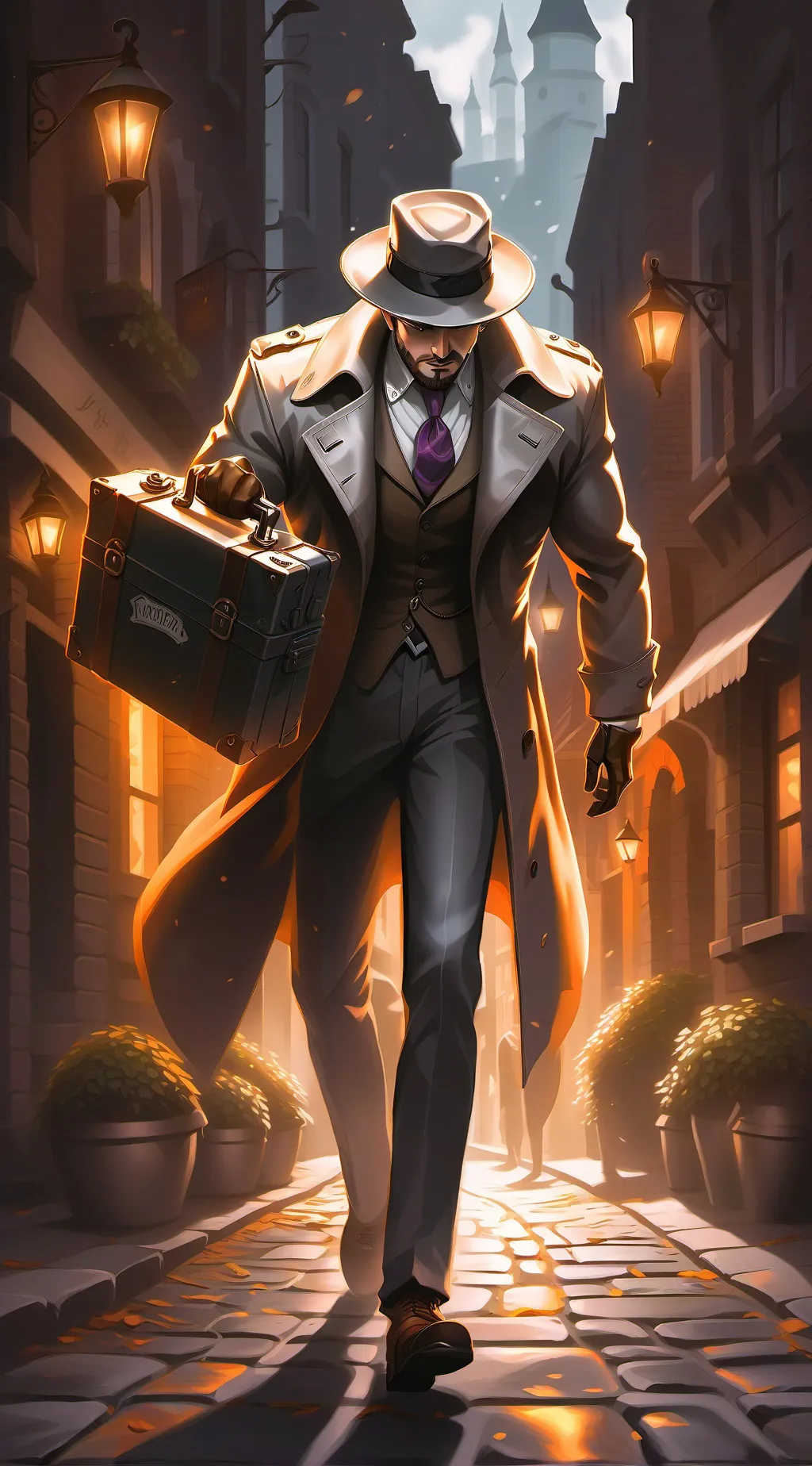 ai character: Detective background