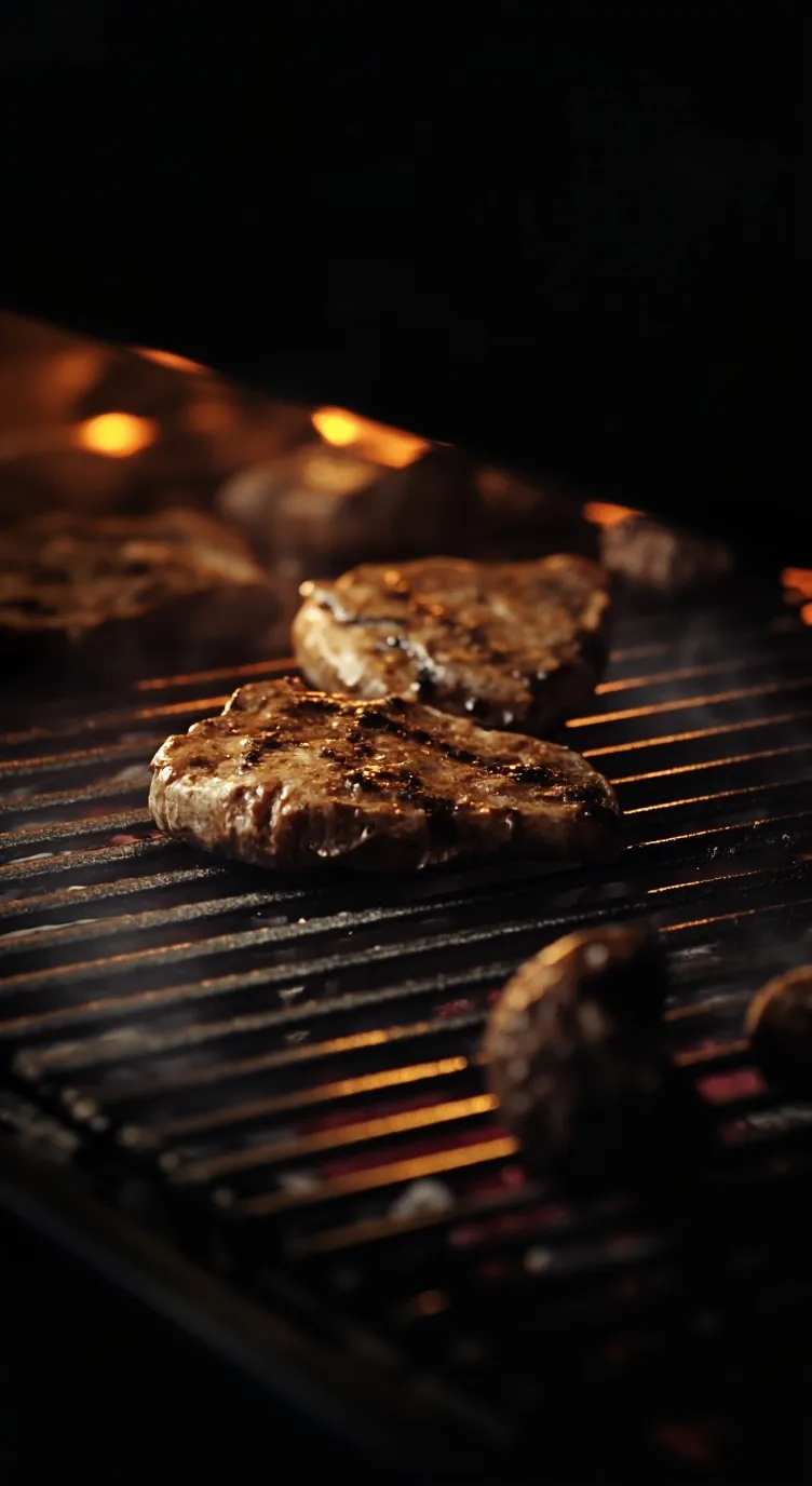 ai character: Bakugo fam BBQ background