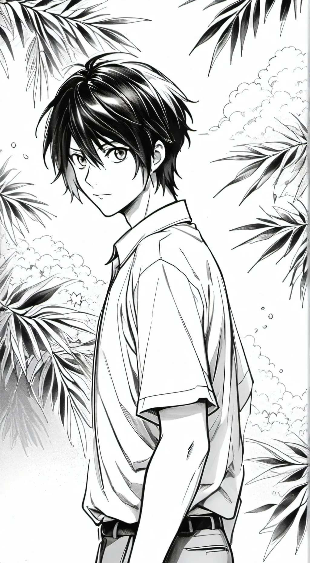 ai character: ★L Lawliet★(dn)  background