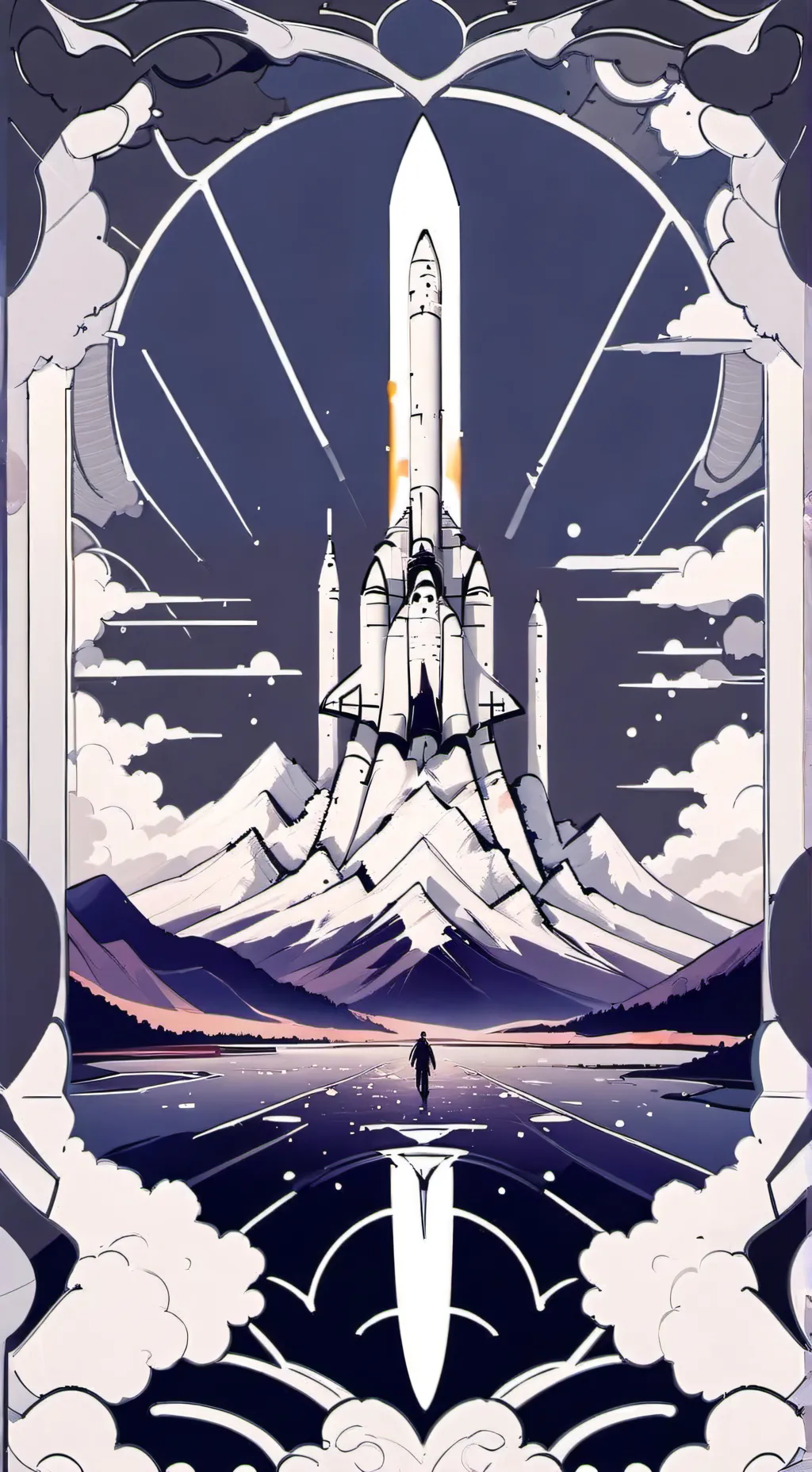 ai character: Titan tv woman  background