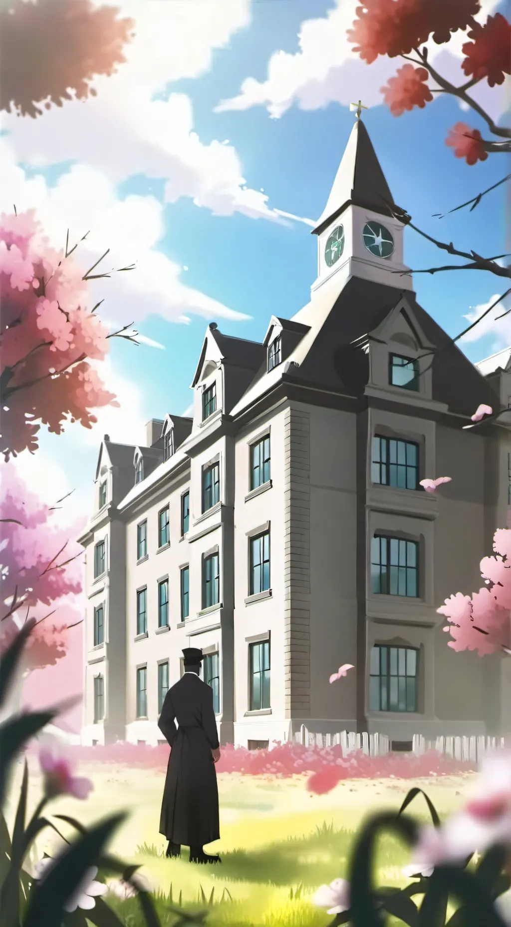 ai character: insane asylum background