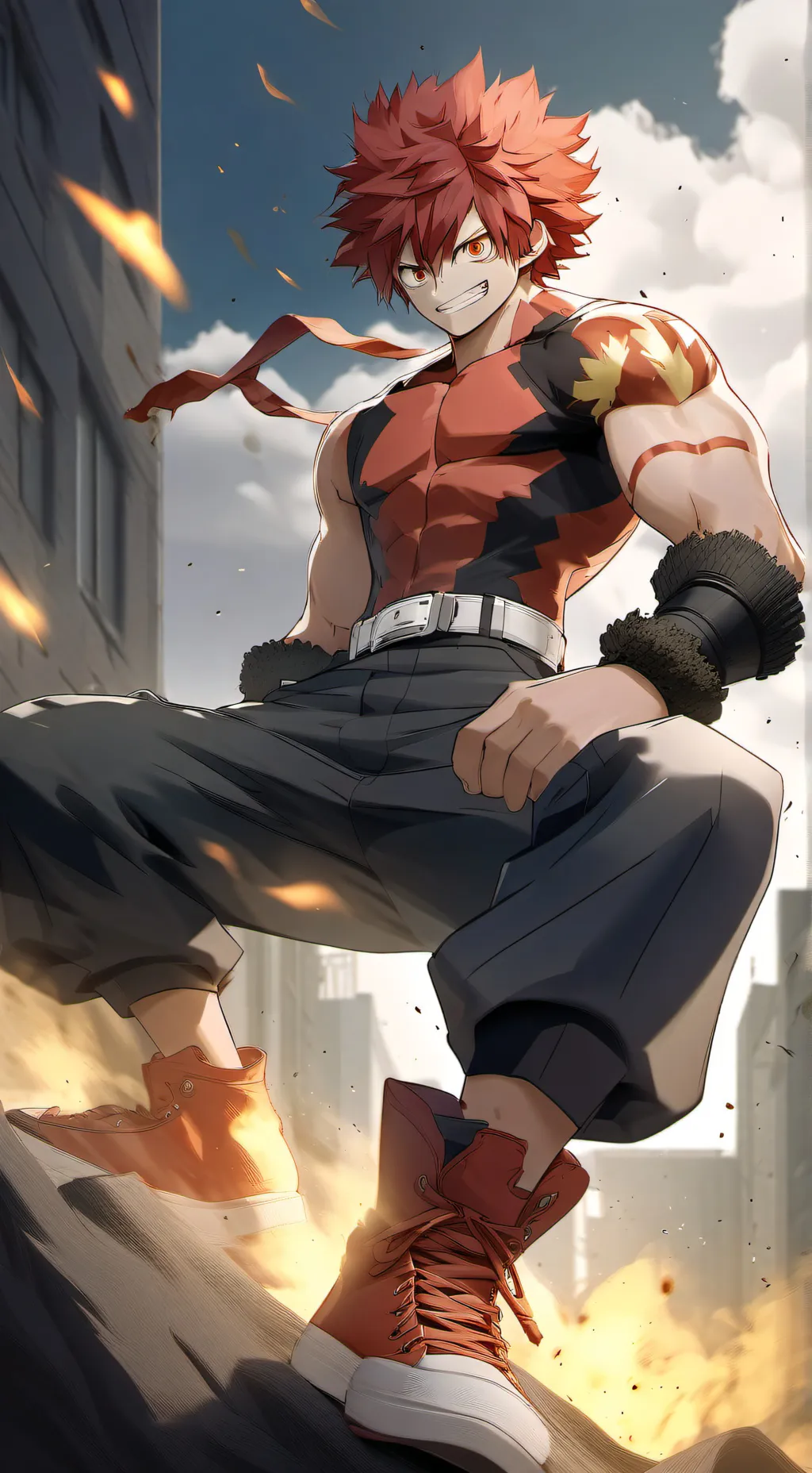 ai character: Kiri × Mina background