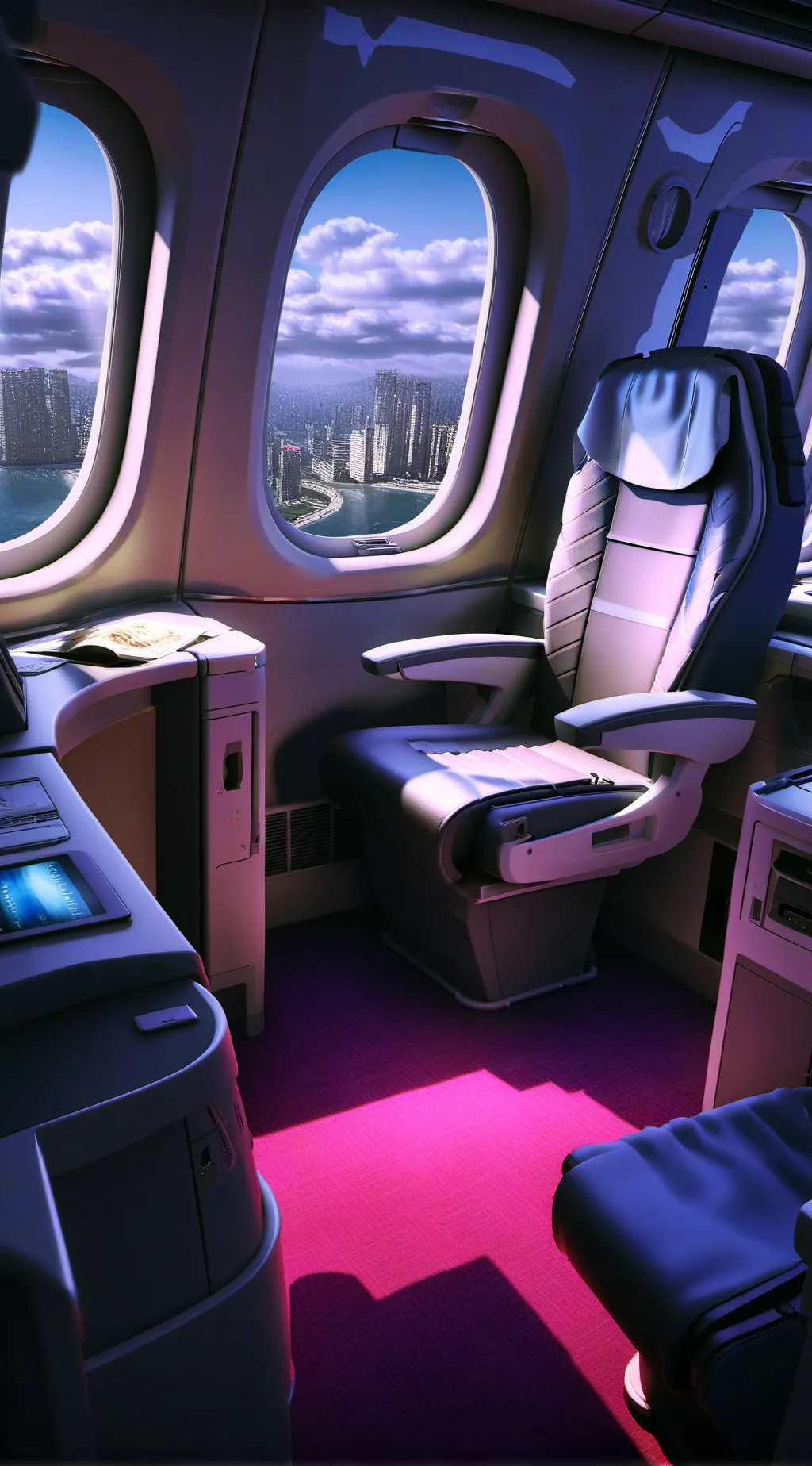 ai character: Plane karen background