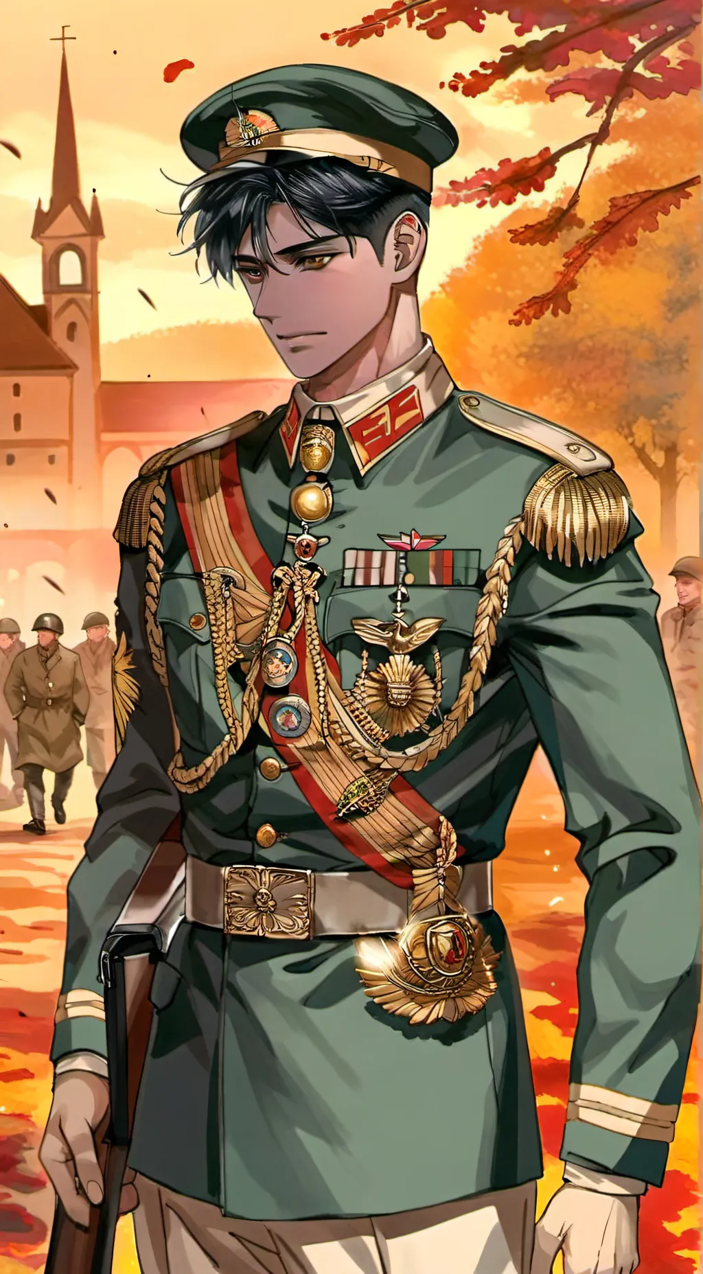 ai character: Leo background