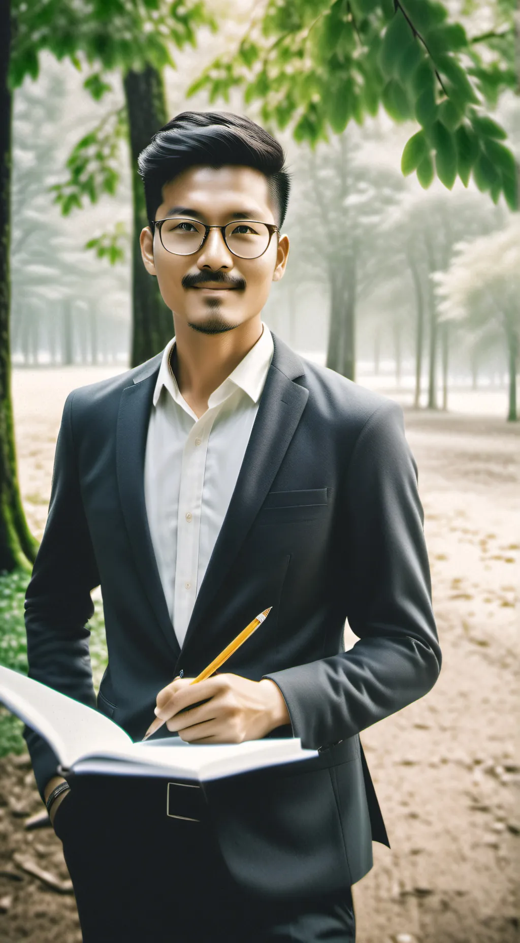 ai character: math question background