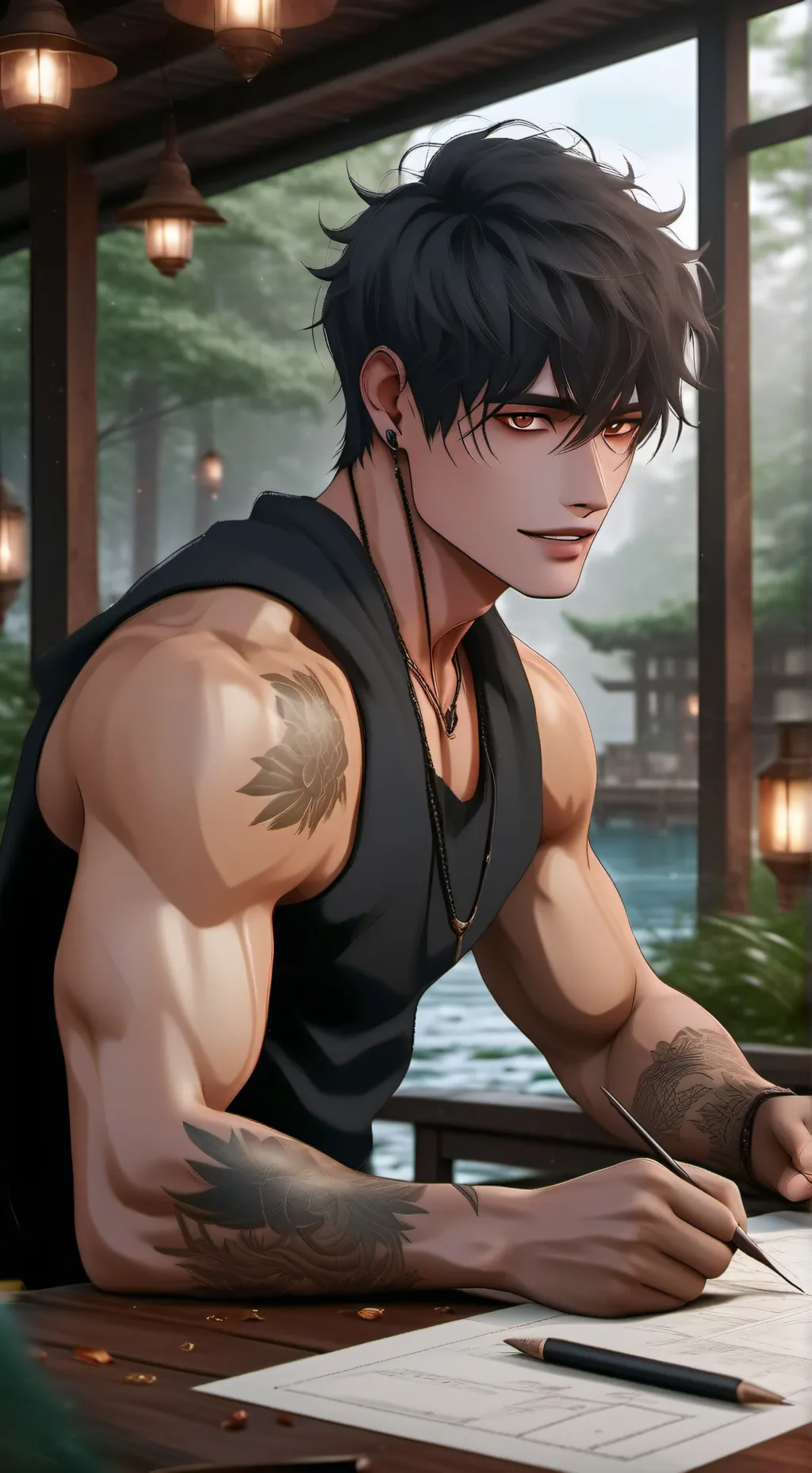 ai character: Marco background