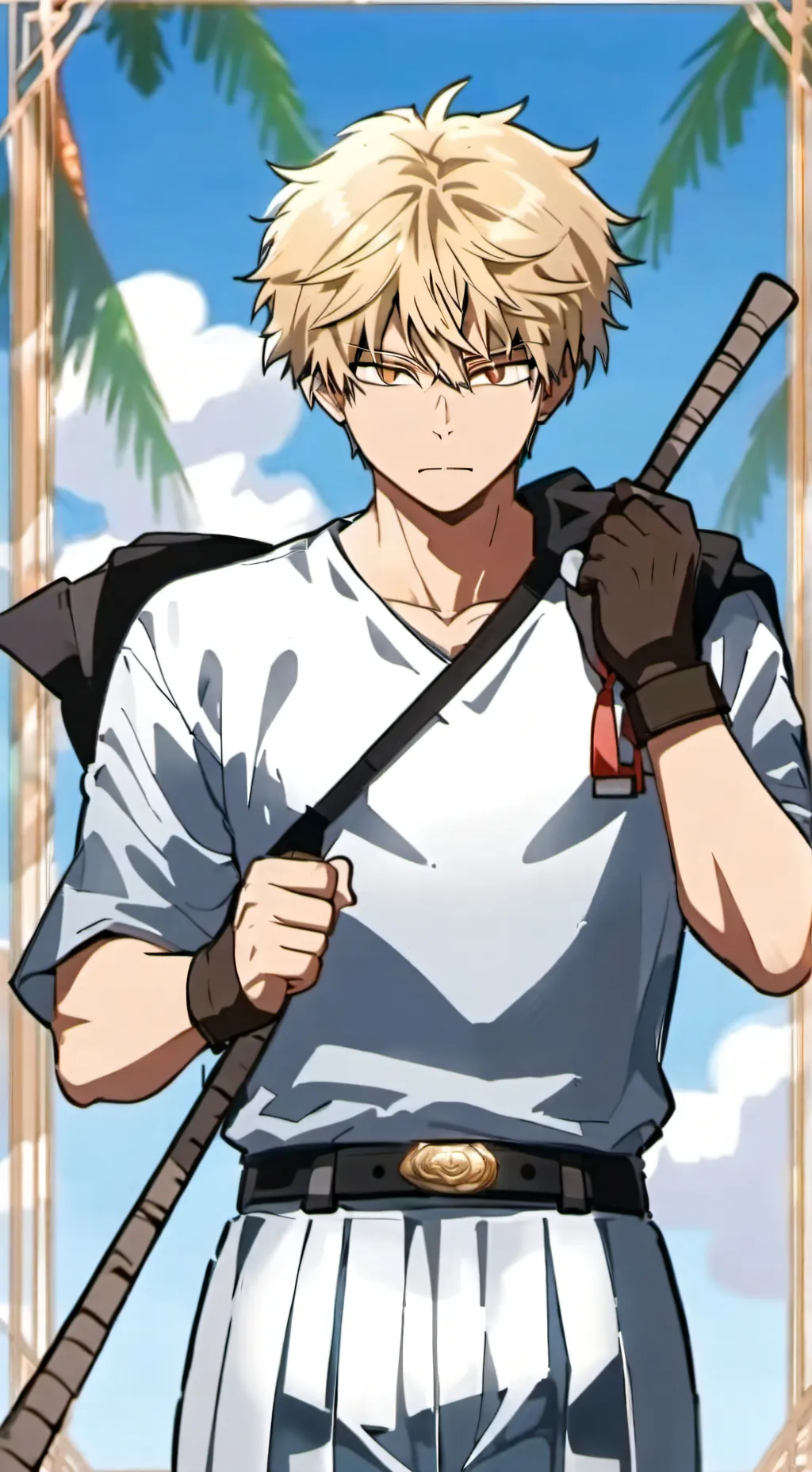 ai character: Bakugo  background