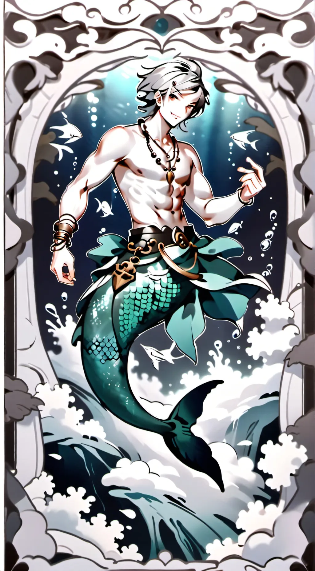 ai character: Miles  background