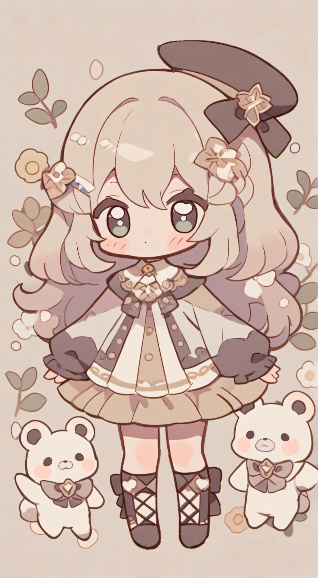 ai character: CAFECITA background