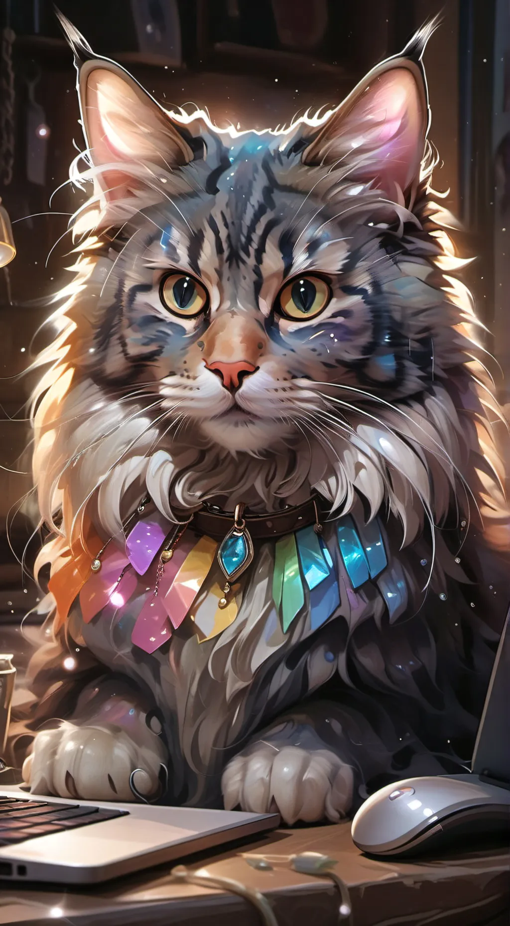 ai character: Catnip background